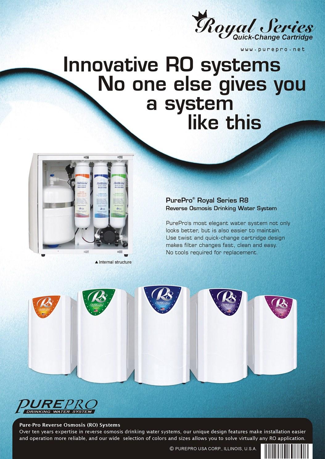 PurePro® Royal Series R8 | 8-stage RO purifier + mineral + alkaline ...
